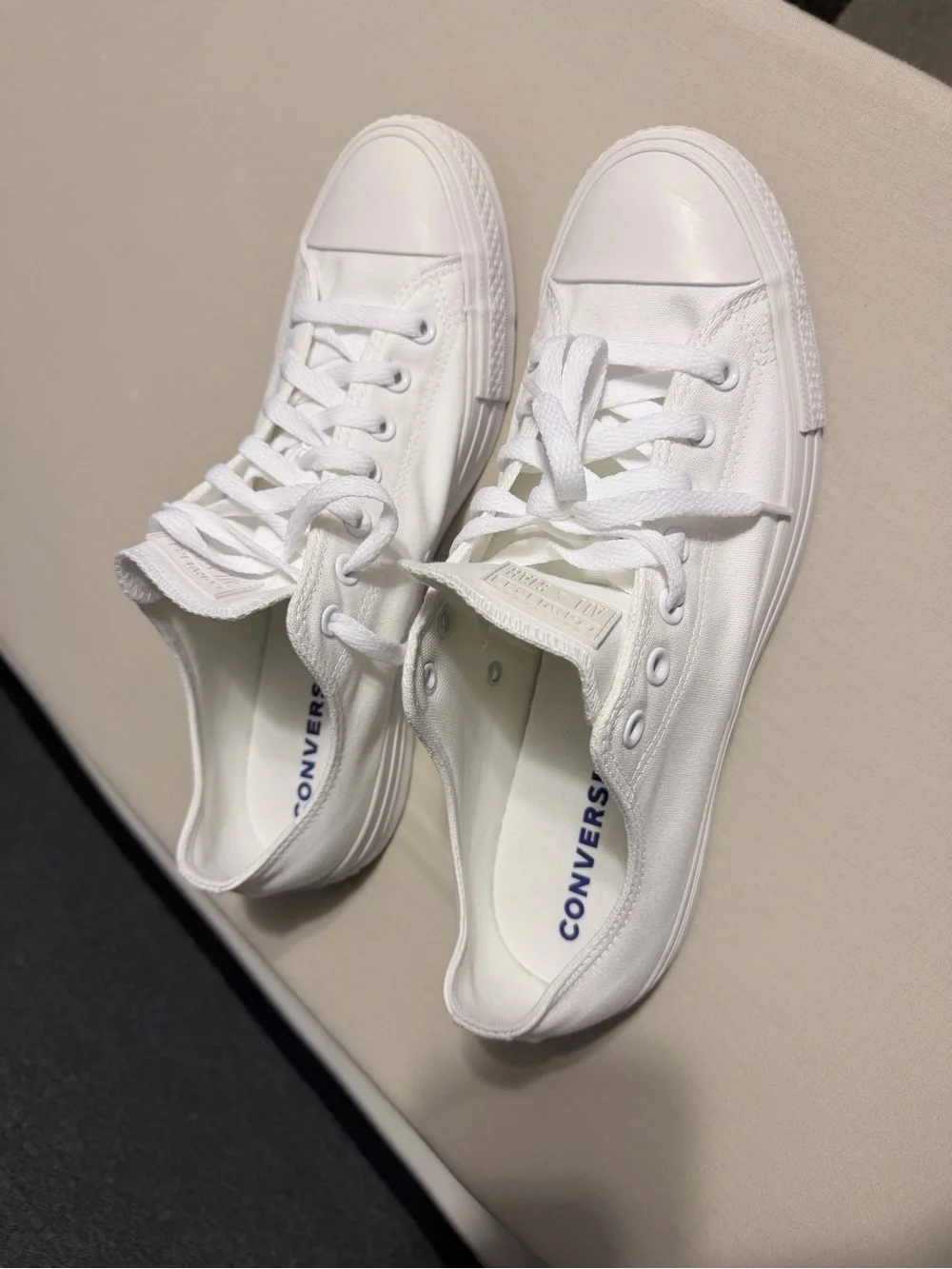 Converse White Low Top All Star Sneakers